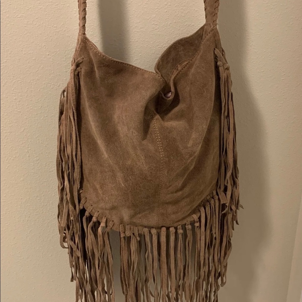Ecote Bettina Fringe Suede Bag - Urban Outfitters